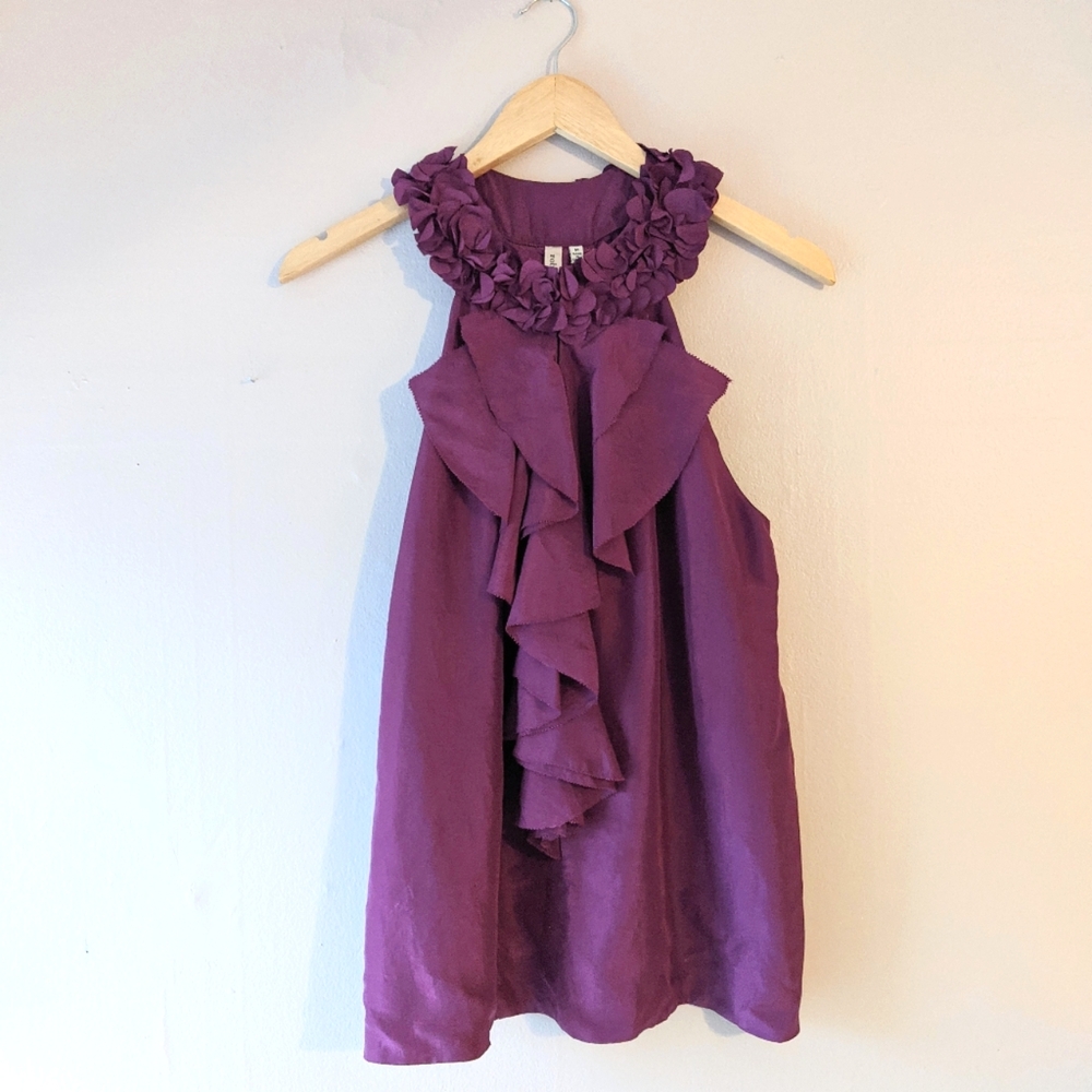 Robbi+Nikki Silk Ruffle Blouse
